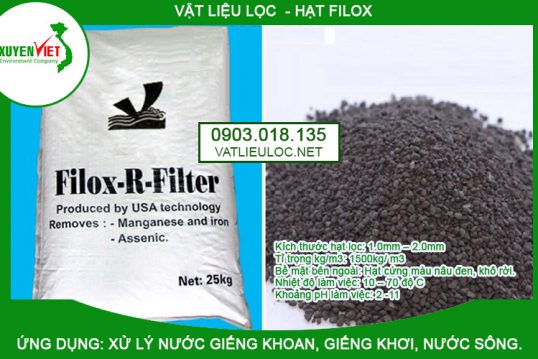 Hạt FILOX - Vật Liệu Lọc Nước Xuyên Việt - Công Ty TNHH Môi Trường Xuyên Việt